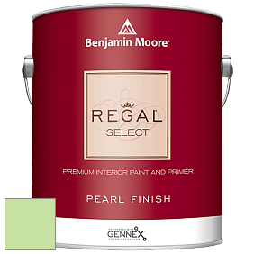Benjamin Moore 550 Regal Select Waterborne Interior Pearl Finish краска цвет 2030-50 Shimmering Lime