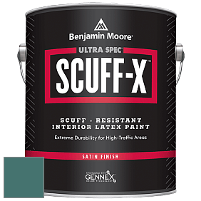 Benjamin Moore 486 Ultra Spec SCUFF-X Interior Satin Finish краска цвет 2051-30 Casco Bay