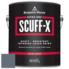 Benjamin Moore 486 Ultra Spec SCUFF-X Interior Satin Finish краска цвет NCS S 6010-R90B 
