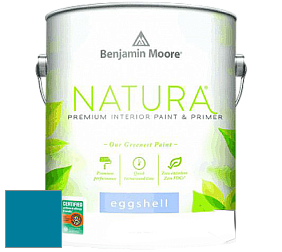 Benjamin Moore 513 Natura Interior Eggshell Finish краска с блеском цвет 2059-30 Laguna Blue