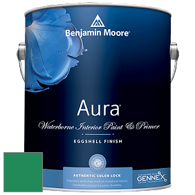 Benjamin Moore Aura 524 Waterborne Interior Eggshell Finish краска цвет 2039-20 Emerald Isle