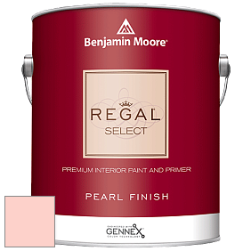 Benjamin Moore 550 Regal Select Waterborne Interior Pearl Finish краска цвет 001 Pink Powderpuff