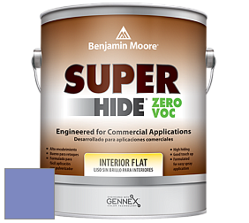 Benjamin Moore 355 Super Hide Zero Voc Interior Flat краска цвет 2068-40 California Lilac