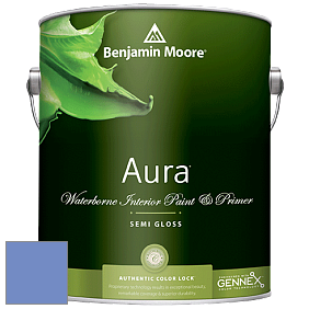 Benjamin Moore Aura 528 Waterborne Interior Semi-gloss Finish краска цвет NCS S 2050-R70B 