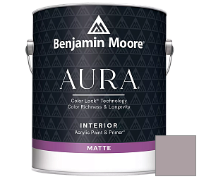 Краска Benjamin Moore Aura Interior Paint - Matte (522) цвет 2113-50 Mauve Desert