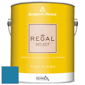 Benjamin Moore 547 Regal Select Waterborne Interior Flat Finish краска цвет 784 Blue Macaw