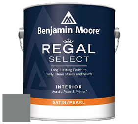 Benjamin Moore 550 Regal Select Waterborne Interior Pearl Finish краска цвет 2134-40 Whale Gray