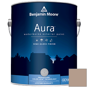 Краска Aura Waterborne Exterior Semi-Gloss Finish (632) цвет 1019 Dellwood Sand