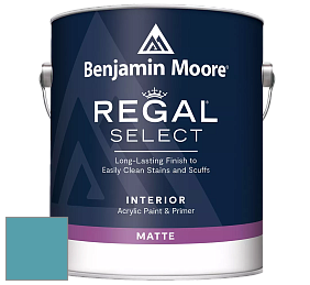 Benjamin Moore 548 IRegal Select Interior Paint - Matte краска цвет 2054-40 Blue Lagoon