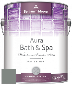 Benjamin Moore Aura 532 Bath & Spa Waterborne Interior Paint Matte Finish краска цвет NCS S 5005-G 