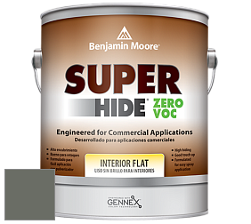 Benjamin Moore 355 Super Hide Zero Voc Interior Flat краска цвет 1575 Rainy Afternoon