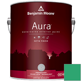 Краска Aura Waterborne Exterior Satin Finish (631) цвет 2039-30 Cabana Green
