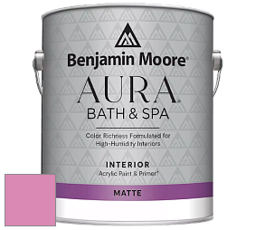 Benjamin Moore Aura 532 Bath & Spa Waterborne Interior Paint Matte Finish краска цвет NCS S 1050-R30B 