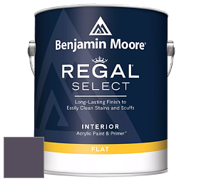 Benjamin Moore 547 Regal Select Waterborne Interior Flat Finish краска цвет 1393 Grappa