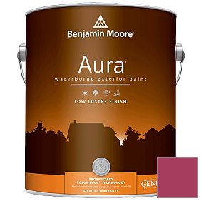 Краска Aura Waterborne Exterior Low Lustre Finish (634) цвет 2079-20 Blushing Red