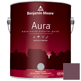 Краска Aura Waterborne Exterior Satin Finish (631) цвет 1365 BordÃ©aux Red