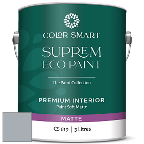 COLOR SMART CS 619 SUPREM ECO PAINT матовая краска цвет NCS S 3005-R80B 