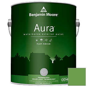 Краска Aura Waterborne Exterior Flat Finish (629) цвет 560 Sullivan Green