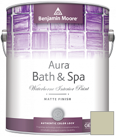 Краска Benjamin Moore Aura Bath & Spa Interior Paint Matte Finish (532) цвет 486 Spring Meadow