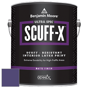 Benjamin Moore 484 Ultra Spec SCUFF-X Interior Matte Finish краска цвет NCS S 5040-R60B 