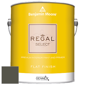 Benjamin Moore 547 Regal Select Waterborne Interior Flat Finish краска цвет 2140-10 Fatigue Green