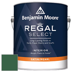 Benjamin Moore 550 Regal Select Waterborne Interior Pearl Finish краска цвет 2040-10 Rainforest Foliage