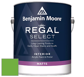 Benjamin Moore 548 IRegal Select Interior Paint - Matte краска цвет 2032-30 Fresh Lime