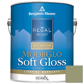 Краска Regal Select Exterior Paint-Moor GloSoft Gloss Finish (W096) цвет AF-445 