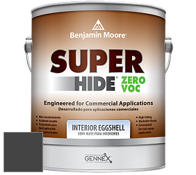 Benjamin Moore 357 Super Hide Zero Voc Interior Eggshell краска цвет 2133-10 Onyx