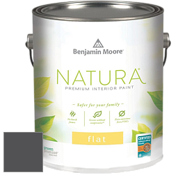 Benjamin Moore 512 Natura Interior Flat Finish матовая краска цвет 2124-10 Wrought Iron