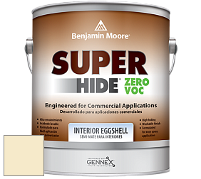 Benjamin Moore 357 Super Hide Zero Voc Interior Eggshell краска цвет OC-111 Corinthian White