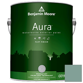 Краска Aura Waterborne Exterior Flat Finish (629) цвет HC-137 BM HC-137