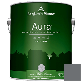 Краска Aura Waterborne Exterior Flat Finish (629) цвет 2124-20 Trout Gray