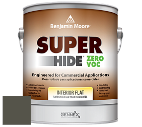 Benjamin Moore 355 Super Hide Zero Voc Interior Flat краска цвет 2140-10 Fatigue Green