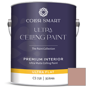 Краска COLOR SMART CS 758 ULTRA CEILING PAINT ультраматовая краска цвет 1180 Rosedale