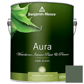Краска Aura Waterborne Interior Semi-gloss Finish (528) цвет 630 Martha's Vineyard