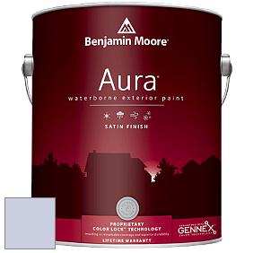 Benjamin Moore Aura 631 Waterborne Exterior Satin Finish краска цвет 2070-60 Lavender Mist