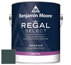 Benjamin Moore 548 IRegal Select Interior Paint - Matte краска цвет 2049-10 Pacific Sea Teal