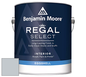 Benjamin Moore 549 Regal Select Waterborne Interior Eggshell Finish краска цвет 2127-60 Feather Gray