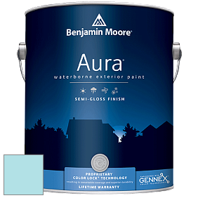 Benjamin Moore Aura 632 Waterborne Exterior Semi-Gloss Finish краска цвет 2055-60 Serenity