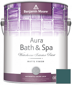 Краска Benjamin Moore Aura Bath & Spa Interior Paint Matte Finish (532) цвет 2054-20 Beau Green