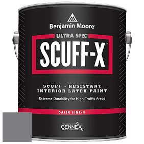Benjamin Moore 486 Ultra Spec SCUFF-X Interior Satin Finish краска цвет 2121-20 Steel Wool