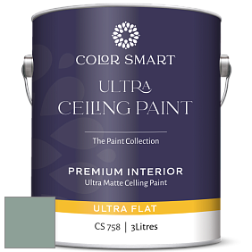 COLOR SMART CS 758 ULTRA CEILING PAINT ультраматовая краска цвет AF-495 