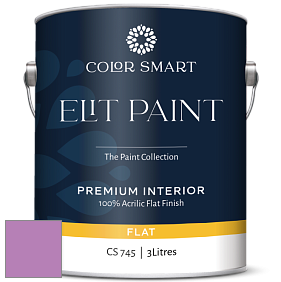 COLOR SMART CS 745 ELIT PAINT глубокоматовая моющаяся краска цвет 2074-40 Lilac Pink