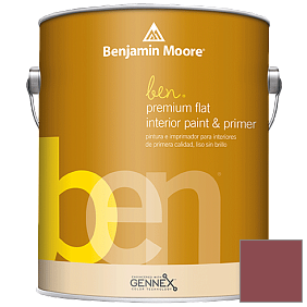 Краска Ben Premium Interior Latex Flat (W625) цвет 2084-20 Maple Leaf Red
