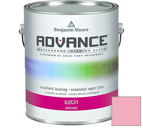 Краска Benjamin Moore 792. Advance Interior Paint-Satin эмаль цвет 2002-50 Tickled Pink