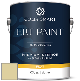 COLOR SMART CS 745 ELIT PAINT глубокоматовая моющаяся краска цвет RAL 1014 