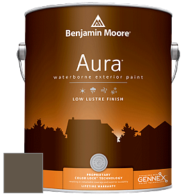 Benjamin Moore Aura 634 Waterborne Exterior Low Lustre Finish краска цвет 2137-20 Char Brown
