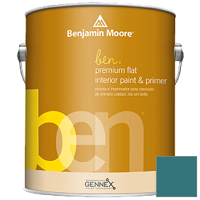 Краска Ben Premium Interior Latex Flat (W625) цвет 2054-30 Venezuelan Sea