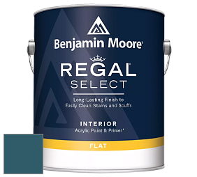 Benjamin Moore 547 Regal Select Waterborne Interior Flat Finish краска цвет NCS S 6030-B10G 